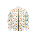 Cute Colourful Dinosaurs Kids Bomber Jacket XL Kids Bomber Jacket animal Printed Offshore