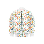 Cute Colourful Dinosaurs Kids Bomber Jacket XL Kids Bomber Jacket animal Printed Offshore