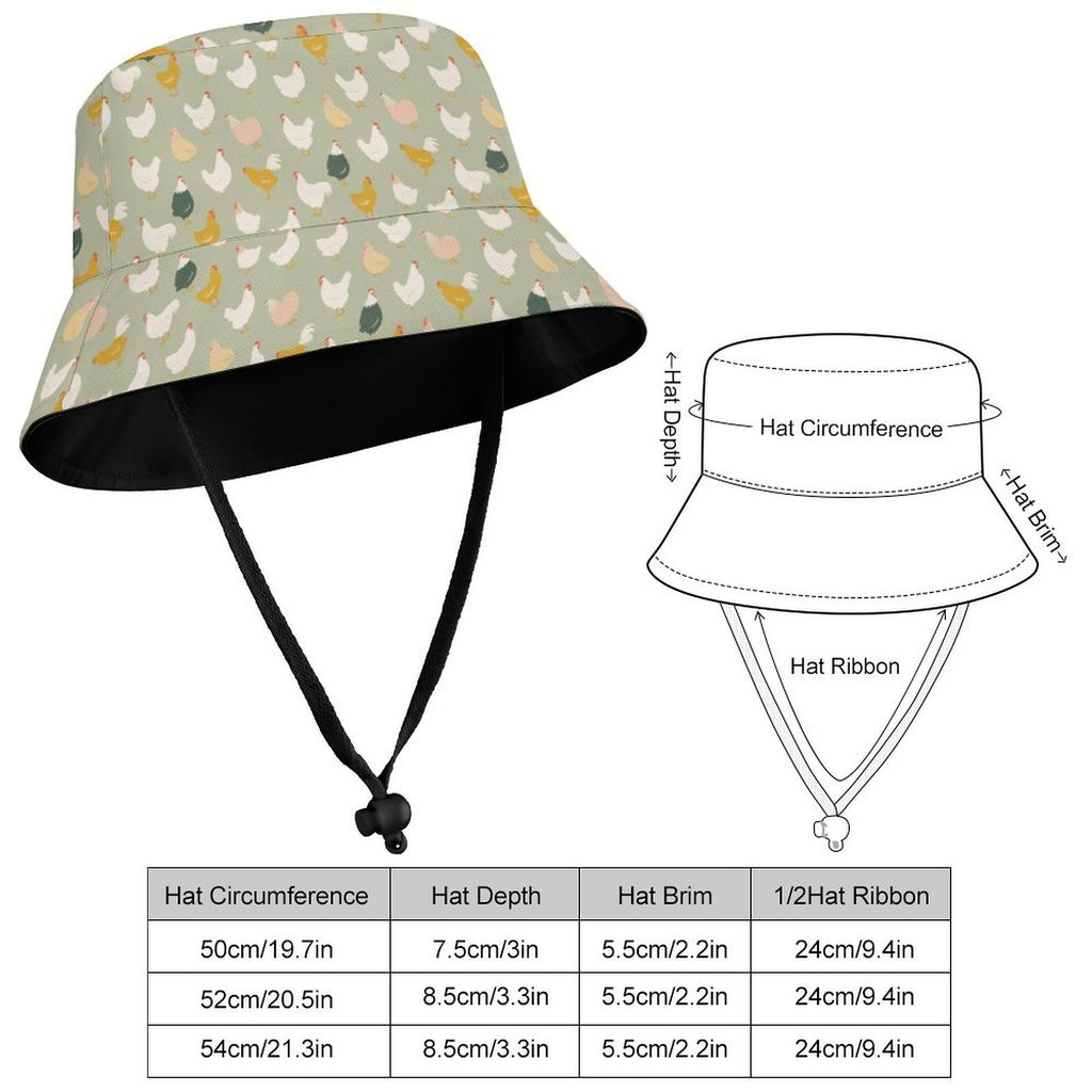 Chicken Life Kids' Bucket Hat