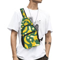 Happy Bananas Chest Bag One Size Cross Body Chest Bag Food Printed Offshore