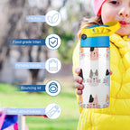 Cat Faces - Little Kids Water Bottle Little Kids Water Bottle animal Printed Offshore