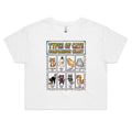 Types Of Cats Women's AS Colour Crop Tee