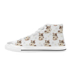 Cheeky Cats Men's High Top Canvas Shoes US12 Men's Classic High Top Canvas Shoes animal Printed Offshore