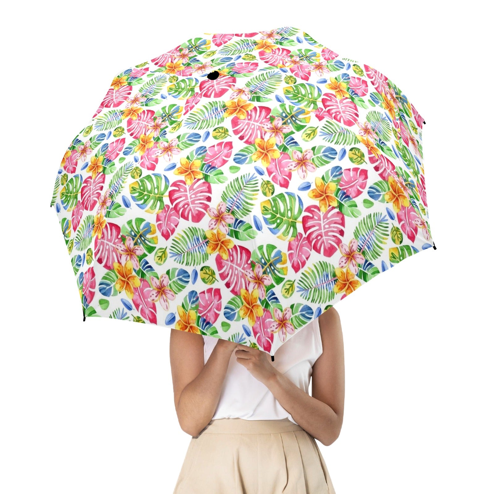 Bright Painted Tropical Umbrella Umbrella Plants Printed Offshore