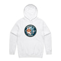 Addicted To Coffee Men's AS Colour Hoodie White Mens Hoodie Coffee Printed In Australia