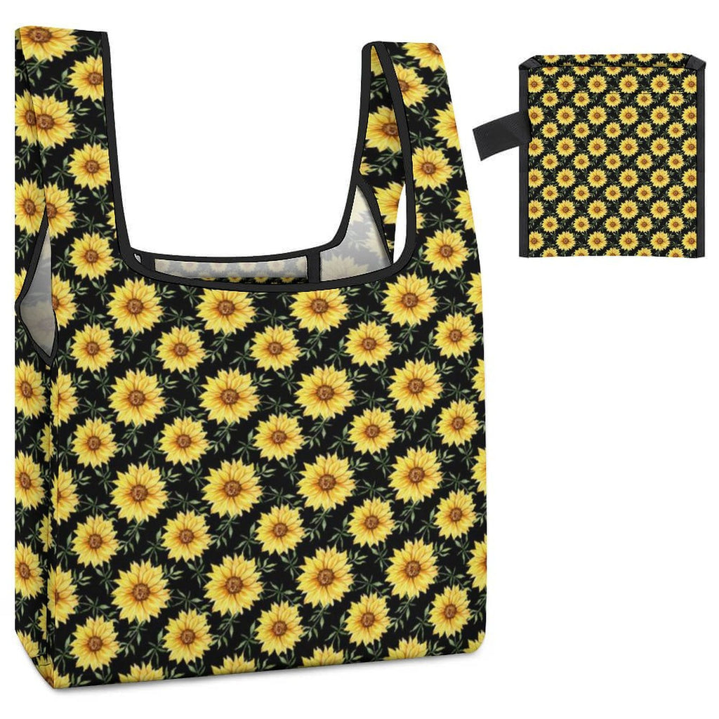 Painted Sunflowers Foldable Shopping Bag