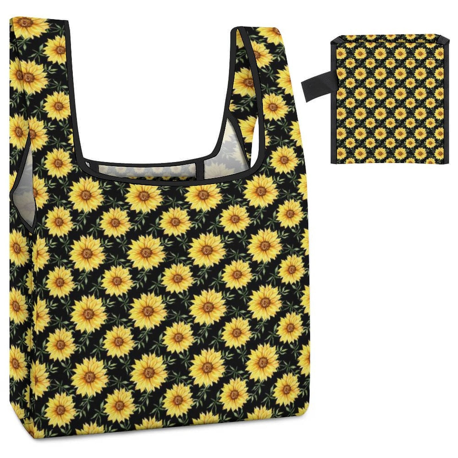 Painted Sunflowers Foldable Shopping Bag
