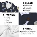 Chess Pattern - Men's Hawaiian Shirt (Model T87) Men's Hawaiian Shirt (New) Chess Games Printed Offshore