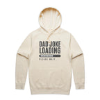 Dad Joke Loading - Mens Hoodie Ecru Mens Hoodie Dad Printed In Australia