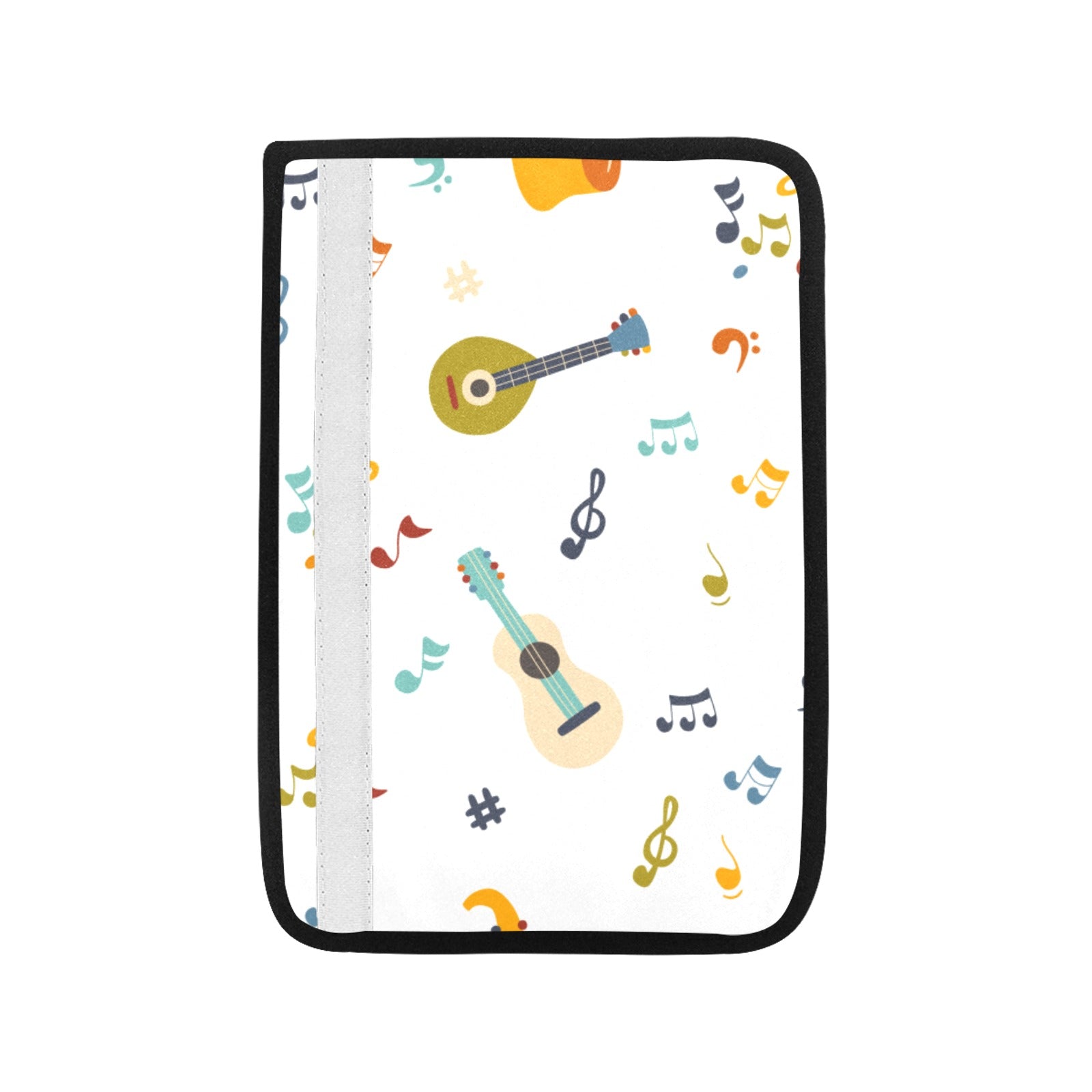 Guitar Music Car Seat Belt Cover 7''x10'' (Pack of 2) Car Seat Belt Cover 7x10 (Pack of 2) Music Printed Offshore