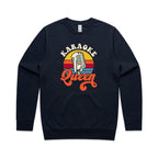 Karaoke Queen - AS Colour Stencil Crew Sweatshirt Navy Sweatshirt Music Printed In Australia
