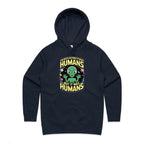 Alien, I'm Not Saying It Was Humans - Womens Hoodie Navy Womens Hoodie Printed In Australia Sci Fi