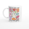 Sorry I'm Late, I Was Dilly Dallying - White 11oz Ceramic Mug Default Title White 11oz Mug animal Globally Fulfilled