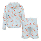 Summer Swim Men's Lightweight Sun Hoodie & Shorts Set Men's Lightweight Sun Hoodie & Shorts Printed Offshore Summer