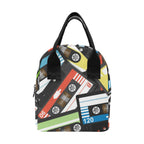 Cassette Tapes - Zipper Lunch Bag One Size Zipper Lunch Bag Printed Offshore