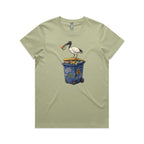 Bin Chicken Australian Ibis Women's AS Colour T-shirt