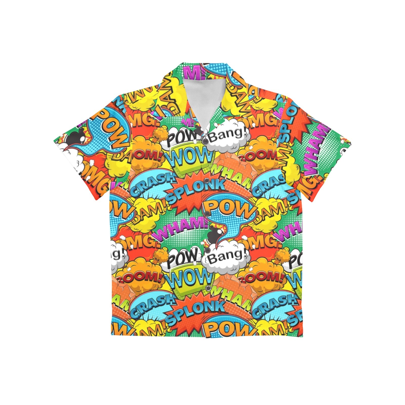 Comic Book 2 - Junior Kids Hawaiian Shirt