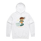 Stay Cool - Mens Hoodie White Mens Hoodie Printed In Australia Summer
