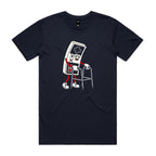 Retro Gamer Men's AS Colour T-shirt Navy Mens T-shirt Games Printed In Australia