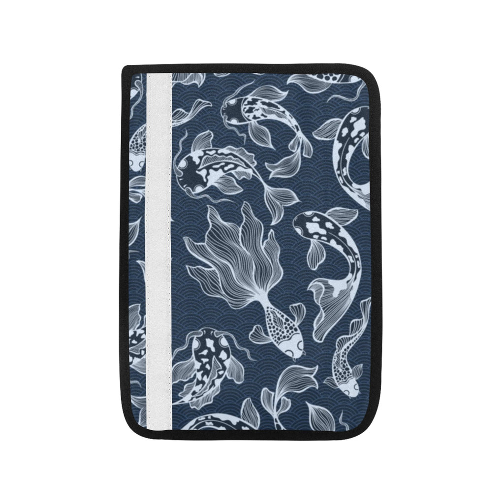 Blue Fish Car Seat Belt Cover 7''x10'' (Pack of 2) Car Seat Belt Cover 7x10 (Pack of 2) animal Printed Offshore