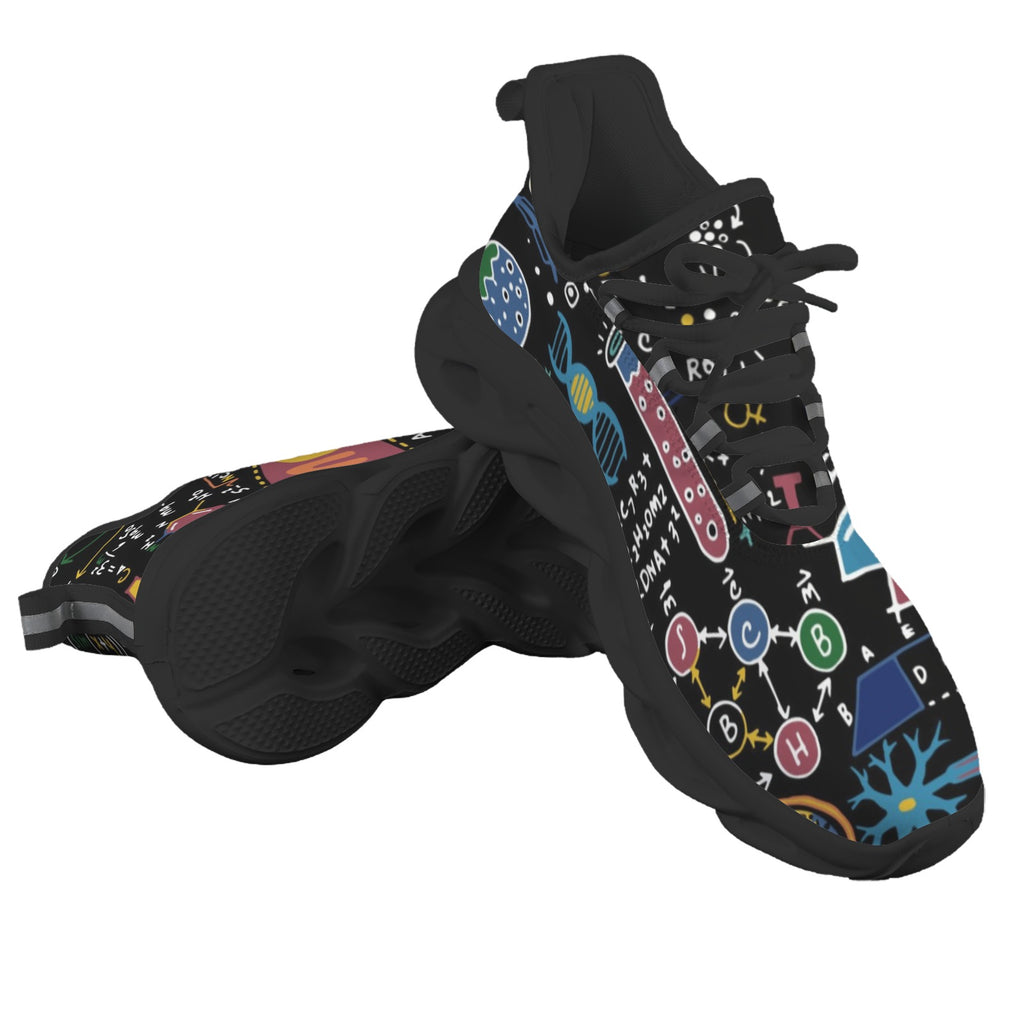 Science Time Blackboard Men's Twisted Sole Sneakers