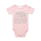 Lots And Lots Of Cats AS Colour Baby Bodysuit