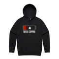 Need Coffee Men's AS Colour Hoodie Black Mens Hoodie Coffee Printed In Australia