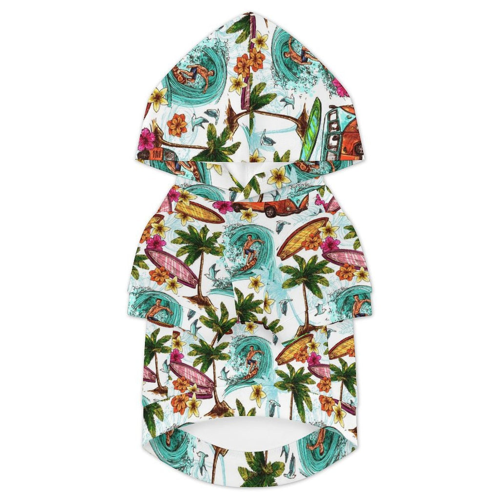 Surfing Safari Pet Hoodie (Small Size)