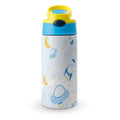 UFO's Little Kids Water Bottle blue 350ml Little Kids Water Bottle Printed Offshore Sci Fi