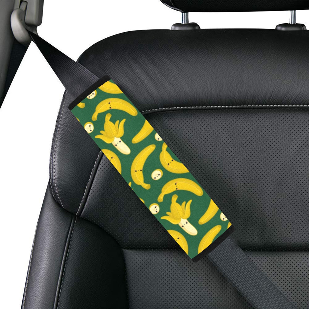 Happy Bananas Car Seat Belt Cover 7''x10'' (Pack of 2) Car Seat Belt Cover 7x10 (Pack of 2) Food Printed Offshore