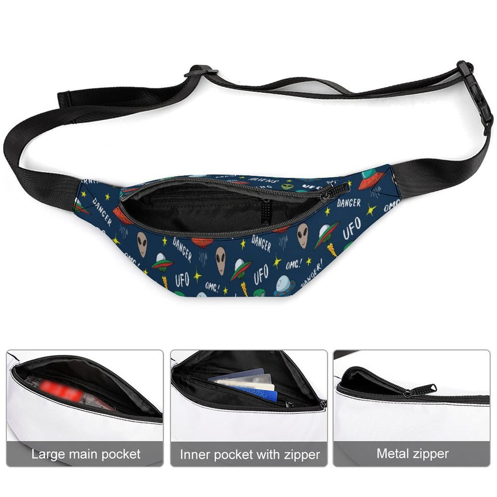 UFO's And Aliens - Bum Bag / Fanny Pack