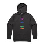 Math Symbols - Mens Hoodie Coal Mens Hoodie Maths Printed In Australia
