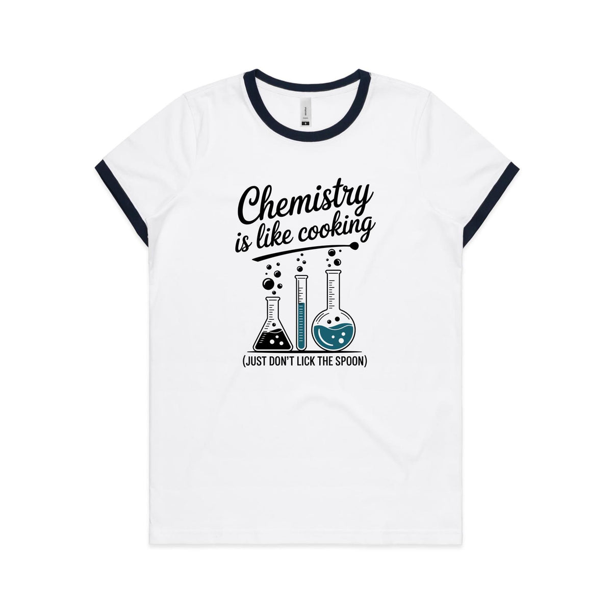 Chemistry Is Like Cooking AS Colour Women's Ringer Tee