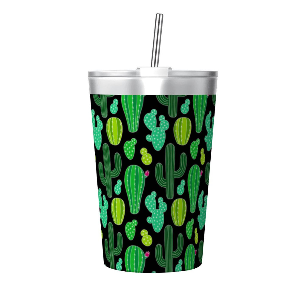 Cactus Plants Small Stainless Steel Travel Mug Cup 12oz/350ml