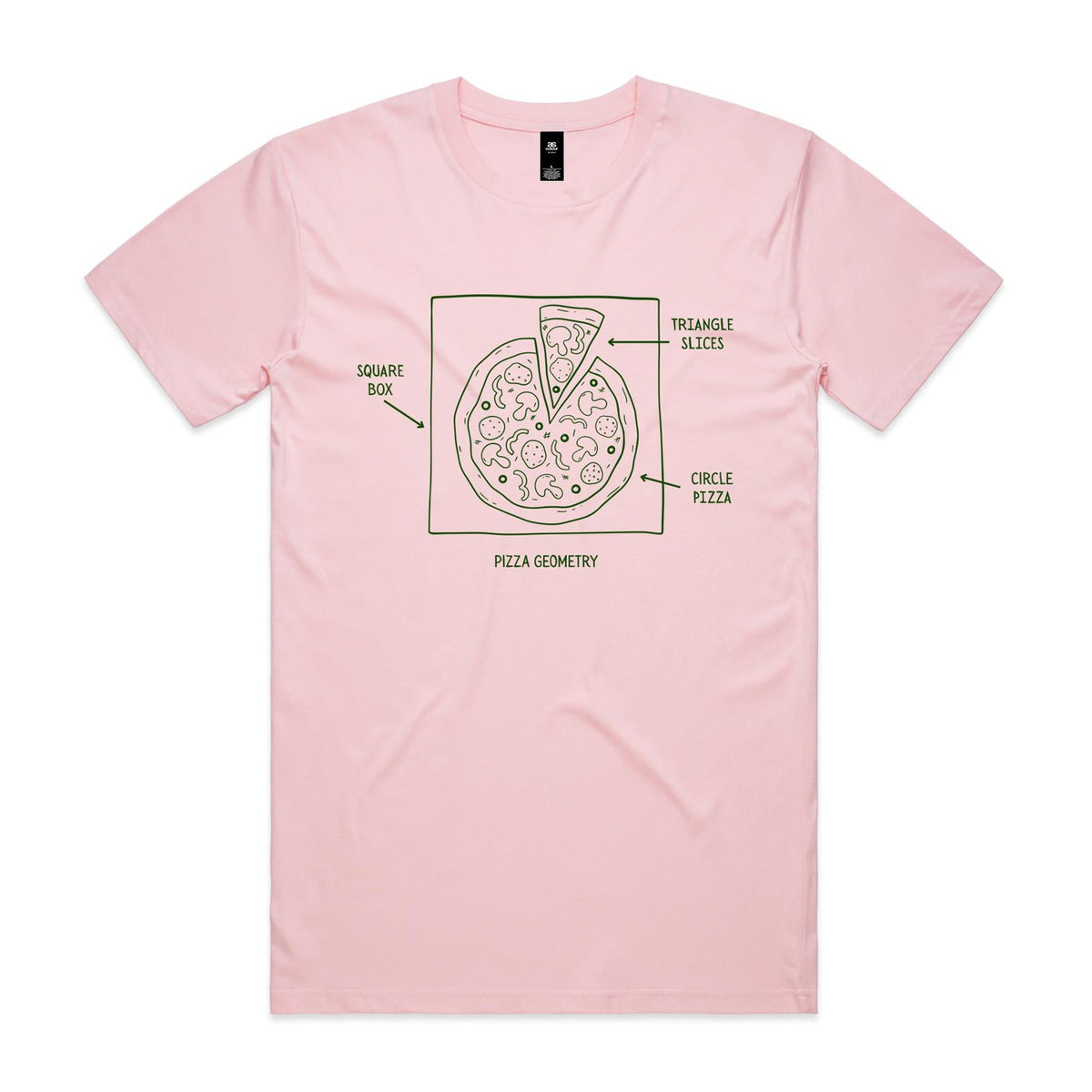 Pizza Geometry Men's AS Colour T-shirt