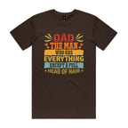 Dad, The Man Who Has Everything, Except A Full Head Of Hair - Mens T-shirt