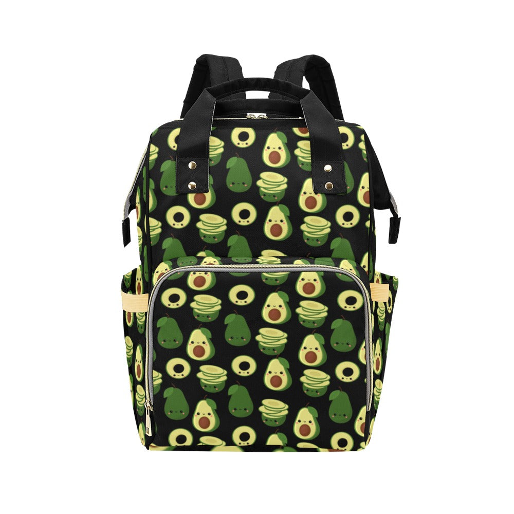 Cute Avocados - Multi-Function Backpack, Nappy / Diaper Bag