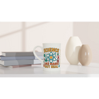 Personalised - Science, Like Magic But Real - White 10oz Porcelain Slim Mug Personalised Porcelain Mug Globally Fulfilled Science