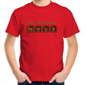 Self Proclaimed Genius, Periodic Table - Kids Youth T-Shirt Red Kids Youth T-shirt Printed In Australia Science