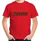 Self Proclaimed Genius, Periodic Table - Kids Youth T-Shirt Red Kids Youth T-shirt Printed In Australia Science