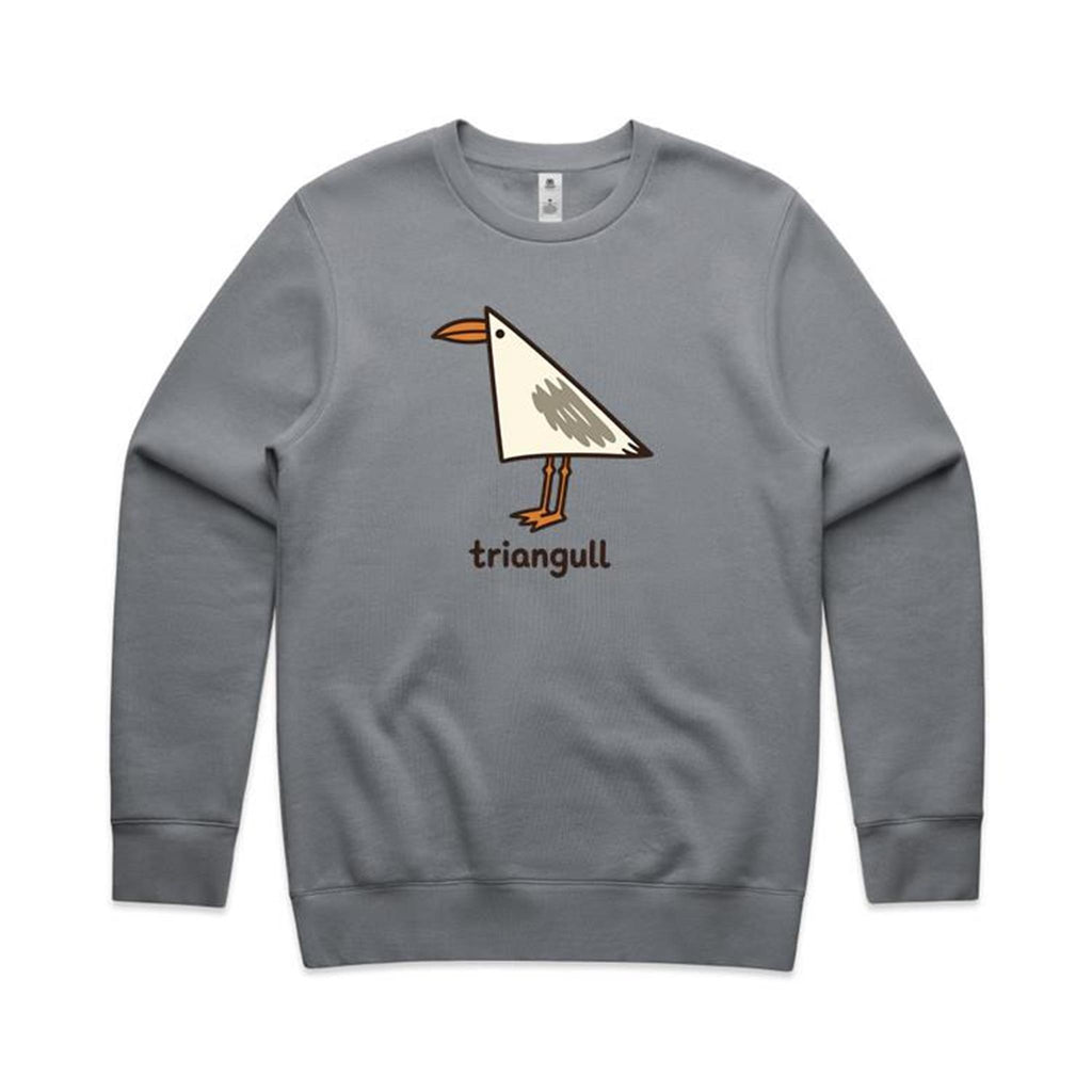 Triangull Geometry Seagull AS Colour Stencil Crew Sweatshirt