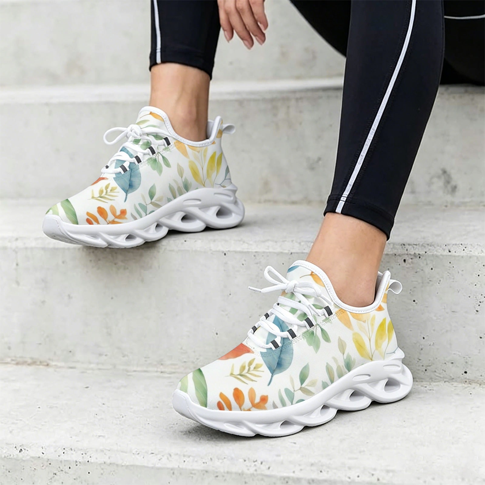 Autumn Leaves Women's Twisted Sole Sneakers