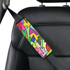 Bright Abstract Car Seat Belt Cover 7''x10'' (Pack of 2) Car Seat Belt Cover 7x10 (Pack of 2) Printed Offshore