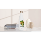 Personalised In A While, Crocodile White 17oz Stainless Steel Water Bottle Personalised Water Bottle animal Globally Fulfilled