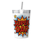 Super Dad Small Stainless Steel Travel Mug Cup 12oz/350ml