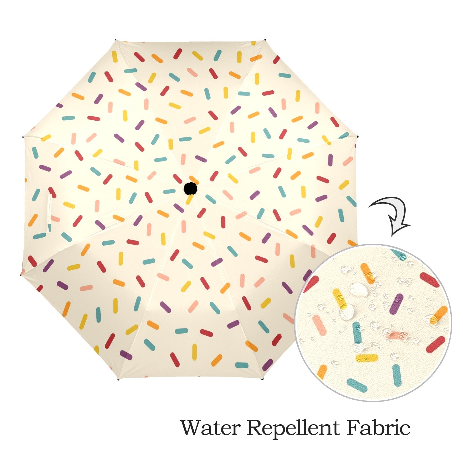 Sprinkles - Semi-Automatic Foldable Umbrella (Model U12) Semi-Automatic Foldable Umbrella (U12)