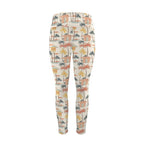 Beach Shack Women's High Waist Pockets Yoga Leggings Women's High Waist Pockets Yoga Leggings Printed Offshore Surf