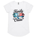 Family Cruise Womens Cruise Scoop Neck T-Shirt White Womens Cruise Scoop Neck T-shirt Cruise Printed In Australia