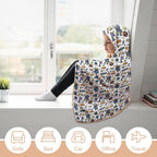 All About Space Kids Hooded Blanket 100cm x 130cm