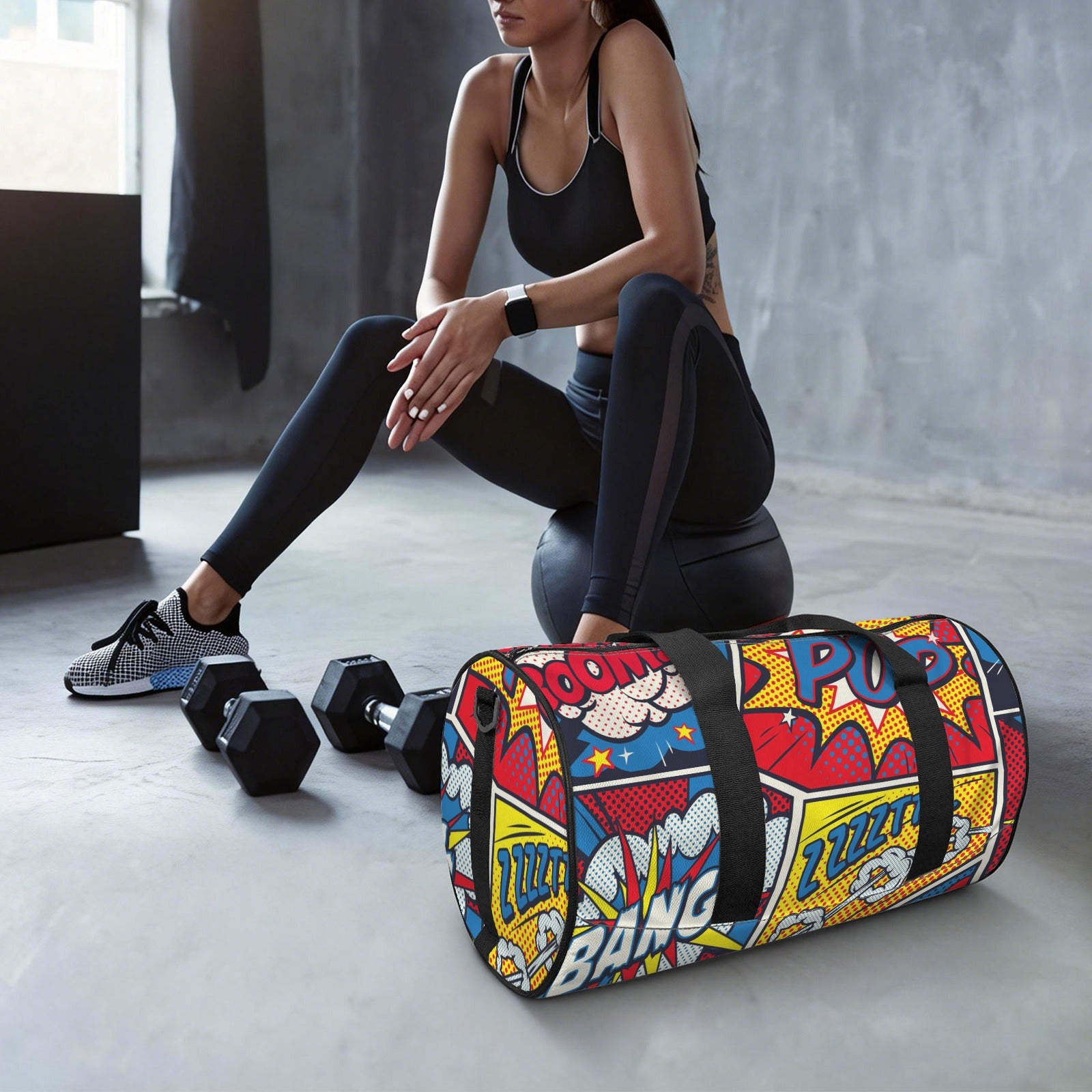 Comic Book Duffle Bag Duffle Bag Printed Offshore